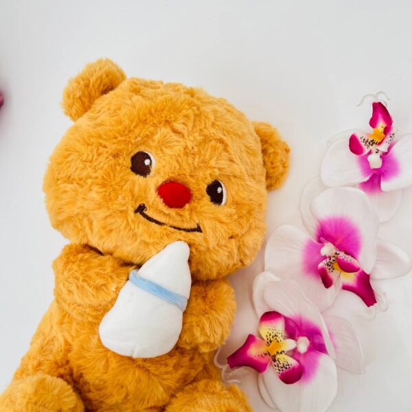 عروسک خرس پوشکی و شیشه شیر دار کد 735