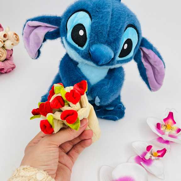 عروسک استیچ تبدیلی دسته گل به کلاه کد 901 عروسک استیچ تبدیلی دسته گل به کلاه کد 901 - Image 10