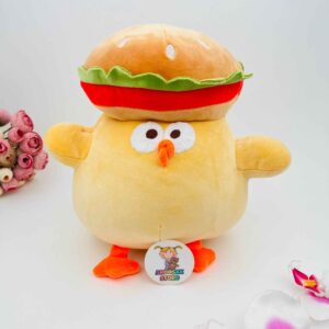 عروسک جوجه همبرگر به سر